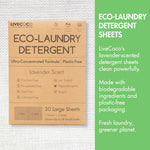 Eco-Laundry Detergent Sheets (60 Loads-Lavender Scent)-1