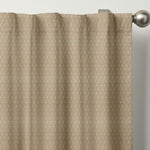 Modern Geometric Triangle Organic Cotton Curtains - Light Filtering & Blackout Options-1