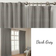 Modern Geometric Triangle Organic Cotton Curtains - Light Filtering & Blackout Options-3