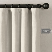 Heavyweight Belgian Linen Curtains - 290gsm Flax Linen - Rod Pocket, Grommet, Tab Top & More - Standard Sizes & Made to Measure in the UK-4