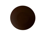 Round Ceramic Brown Round Starter Plate-3