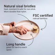 Eco Dish Cleaning Set & Replacement Brushes-3