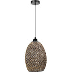 Rattan Wicker Ceiling Pendant Light Shade Hanging Light Antique décor Lampshade~1334-6