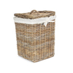Square Rattan Laundry Basket-2