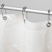 Organic Linen Shower Curtain | Off White | Eco-Friendly & Mold-Resistant | UK Made-3