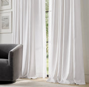 Organic Linen Curtains UK | European Flax | Grommet, Tab Top, Rod Pocket Curtains |  Blackout & Thermal | 20+ Colours | Custom Sizes-1