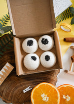 Orange Masala Aromatherapy Shower Steamers – Spiced Citrus & Cardamom – Set of 4-0