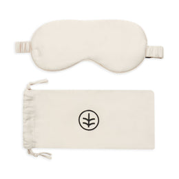 Silk Sleep Eye Mask in Wheat (Eucalyptus Silk)-0