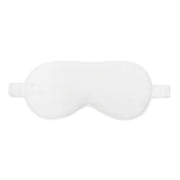 Silk Sleep Eye Mask in White (Eucalyptus Silk)-1