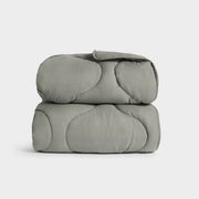 Quilted Snuggle Blanket in Grey-0