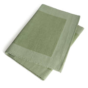 Luxury Table Runner Green - Organic Cotton & Handmade-0
