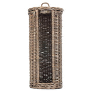 Open Round Rattan 3 Toilet Roll Holder-3