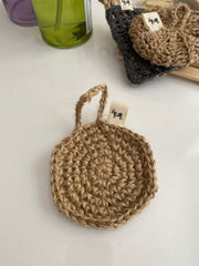 Jute Sponge 'Flat Earth'-2