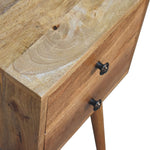 IN3354 - Mini 2 Drawer Oak-ish Bedside for resell
