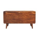 Curved Chestnut Blanket Box-8