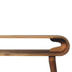 Amaya Oak-ish Nordic Style Console Table-4
