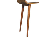 Amaya Oak-ish Nordic Style Console Table-7