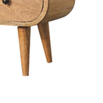 Oak-ish Circular TV Unit-7