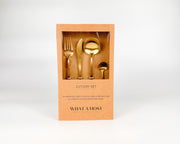 London Gold Stainless Steel Cutlery Sets x16/24 pieces-2