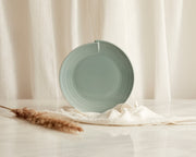 Maeve Porcelain Round Starter Plate Green-0