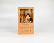 Milan Gold Stainless Steel Cutlery Sets x16/24 pieces-2