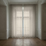 Natural Linen Sheer Curtains - Triple Pinch Pleat - Made to Measure-2