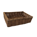 Large Double Steamed Storage Wicker Tray-0