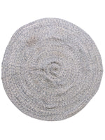 Braided Natural Jute Rug - 94 x 94 cm-0