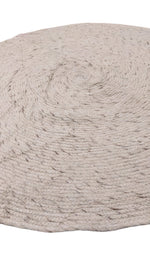Braided Overdyed Jute Rug - 122 x 122 cm-3