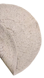 Braided Overdyed Jute Rug - 122 x 122 cm-4