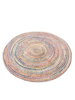 Braided Overdyed Jute Rug - 82 x 82 cm-2