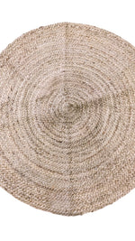 Braided Natural Jute Rug - 91 x 91 cm-2