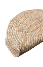 Braided Natural Jute Rug - 85 x 85 cm-4