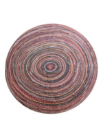 Braided Overdyed Jute Rug - 213 x 213 cm-0