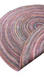 Braided Overdyed Jute Rug - 213 x 213 cm-4