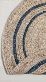 Braided Natural Jute Rug - 152 x 152 cm-4