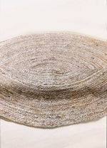 Braided Natural Jute Rug - 137 x 137 cm-3