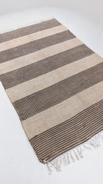 Flatweave Natural Jute Rug - 186 x 134 cm-2
