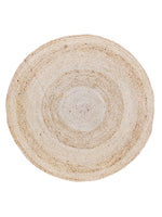 Braided Natural Jute Rug - 119 x 119 cm-0