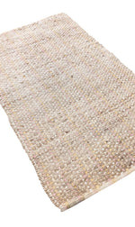 Braided Natural Jute Rug - 155 x 94 cm-2