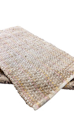 Braided Natural Jute Rug - 155 x 94 cm-4