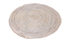 Braided Natural Jute Rug - 122 × 122 cm-2