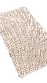 Braided Natural Jute Rug - 95 x 64 cm-2