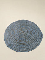 Braided Overdyed Round Jute Rug - 64 x 64 cm-2