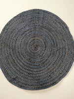 Braided Overdyed Round Jute Rug - 64 x 64 cm-3
