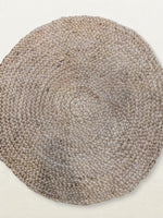 Braided Natural Round Jute Rug - 85 x 85 cm-3