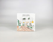 Ona Green Cotton Gauze Table Runner-1