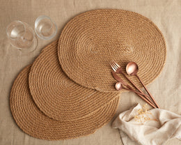 Phoebe Jute Oval Placemats Set of 4-0
