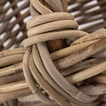 Grey Rattan Market Log Basket-3