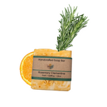 Rosemary Clementine Soap Bar 100g - Scented with essential oils - 3 different styles-2
